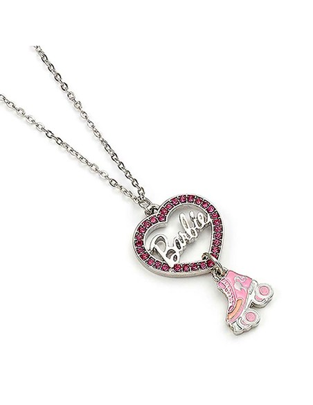 the_carat_shop_collar_corazón_de_cristal_y_patín_de_barbie_modelo_infantil_cadena_45_cm_5055583451973_oferta