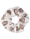 The Carat Shop Coletero Pusheen the Cat White Ice Cream Hair Scrunchie, Accesorio Oficial para el Cabello en Forma de Helado Bla
