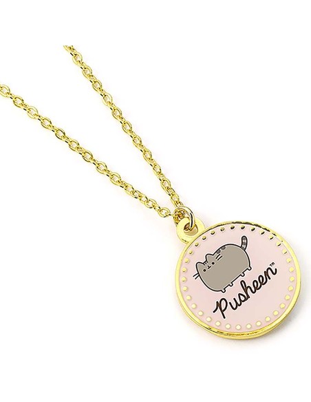 the_carat_shop_collar_dorado_con_abalorio_redondo_rosa_de_pusheen_40_cm_5055583453311_oferta
