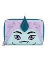 Loungefly Billetera Con Cremallera Sisu Raya y el Último Dragón, Diseño Oficial Disney, Cuero Vegano, Medidas 15 Cm X 10 Cm