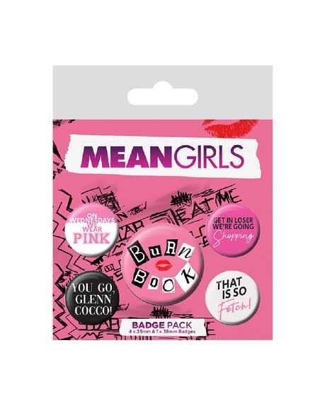 pyramid_international_juego_de_chapas_chicas_malas_burn_book_mean_girls_coleccionable_4_piezas_5050293806891_oferta