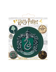 pyramid_international_juego_de_pegatinas_harry_potter_slytherin_colección_oficial_24_unidades_5050293473918_oferta