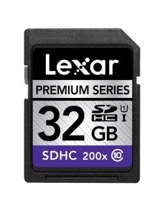 Tarjeta sd lexar 32gb sdhc 200x clase 10 sd card LSD32GBBEU200 kiwiku.com