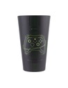 Paladone Vaso de Cristal Xbox Negro 400 Ml - Taza Gaming para Bebidas Frías O Calientes