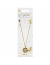 The Carat Shop Collar Con Colgante Harry Potter Giratiempos, Diseño Inspirado en el Time-turner, Joyería de Plata para Fans