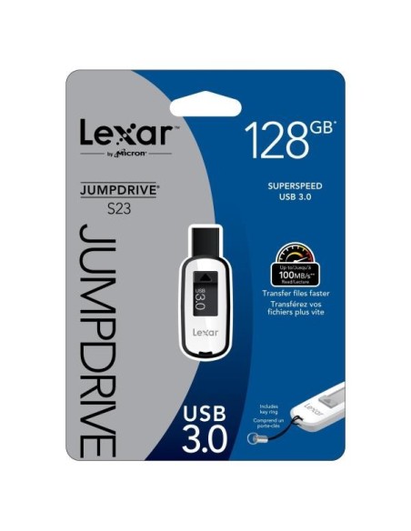 Memoria USB 3.0 S23 128GB Negro LJDS23-128ABEU kiwiku.com