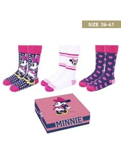 cerda_set_de_calcetines_disney_minnie_mouse_talla_36/41_para_mujer