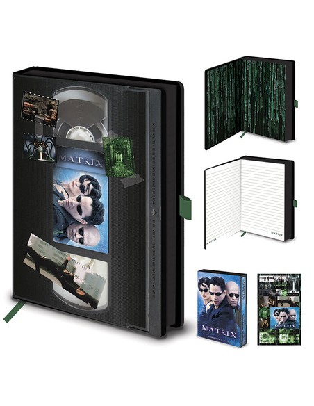 pyramid_international_cuaderno_a5_premium_vhs_matrix_edición_coleccionable_21x15_cm_5051265737076_oferta