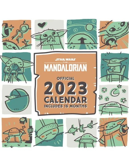 pyramid_international_calendario_de_pared_2023_the_child_star_wars_edición_coleccionable_30x30_cm_9781804230121_oferta