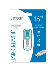 Memoria usb lexar 16gb jumpdrive v10 usb 2 0 LJDV10-16GABEU kiwiku.com 2