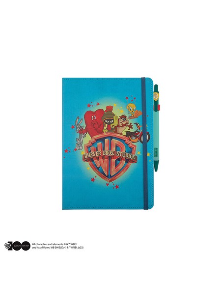 cinereplicas_cuaderno_y_bolígrafo_personajes_looney_tunes_set_educativo_con_ilustraciones_icónicas_a5_100_hojas_4895205609327_of