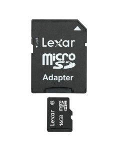 Tarjeta lexar 16GB MICROSDHC ADAPTER CLASS 10 LSDMI16GABEUC10A kiwiku.com