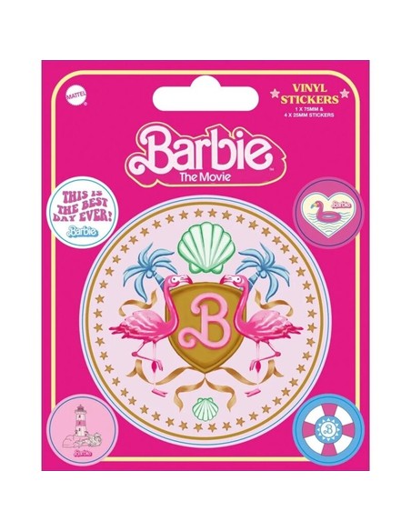 pyramid_international_pack_de_5_pegatinas_barbie_this_is_the_best_day_ever_colección_oficial_5050293475370_oferta
