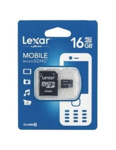 Tarjeta lexar 16GB MICROSDHC ADAPTER CLASS 10 LSDMI16GABEUC10A kiwiku.com 2