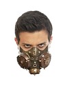 Ghoulish Máscara Bozal Steampunk Talla Única - Accesorio Temático Gótico Con Diseño Retro Industrial