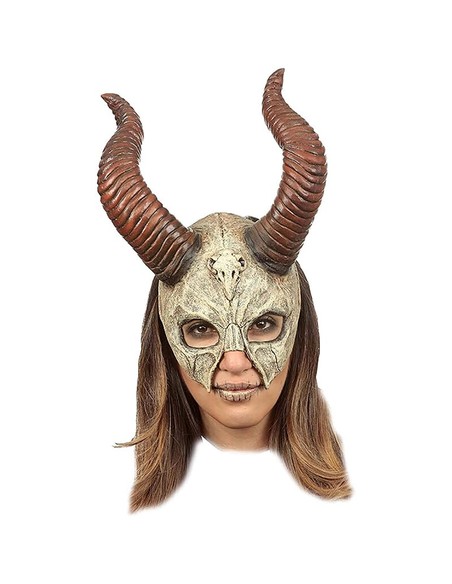 ghoulish_máscara_calavera_mítica_con_cuernos_talla_Única_para_halloween_y_disfraces_0886390267649_oferta