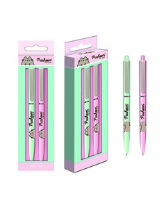 pyramid_international_pack_x2_bolígrafos_pusheen_botanical_edición_limitada_con_motivos_florales_5051265739216_oferta