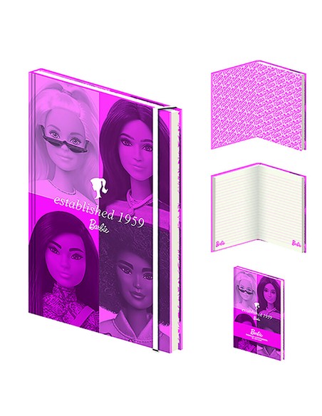 pyramid_international_cuaderno_premium_a5_barbie_established_1959_21_x_15_cm_5056480392819_oferta