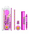 Pyramid International Set de Papelería Princesa Peach para Niños y Niñas, Incluye Cuaderno y Accesorios Temáticos de Super Mario