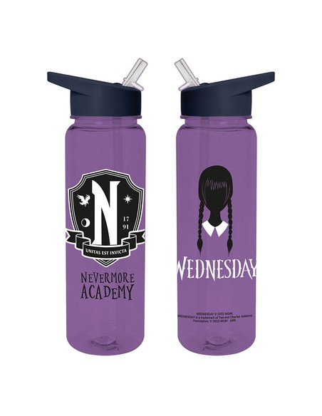 pyramid_international_botella_plástico_700_ml_wednesday_addams_diseño_oficial_5050574278423_oferta