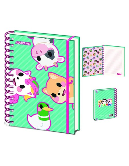 pyramid_international_cuaderno_de_espiral_a5_adopt_me_core_notebook_con_portada_temática_de_juego_5056480393120_oferta