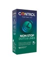 Control Non Stop Dots & Lines Retardante Punteado 12 Unidades Preservativos Transparente Desechable