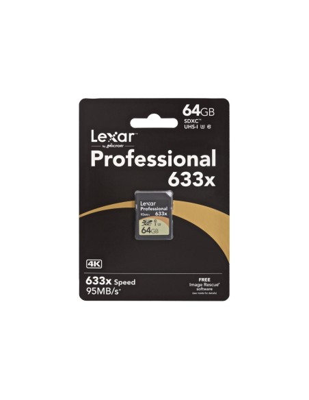 Tarjeta SD 64GB 633X PRO SDHC UHS-1 CALSS 10 LSD64GCBEU633 kiwiku.com
