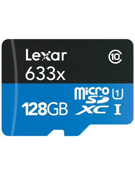 Lexar LSDMI128BBEU633R - Tarjeta microSD de 128 GB (uhs-i) con lector LSDMI128BBEU633R kiwiku.com
