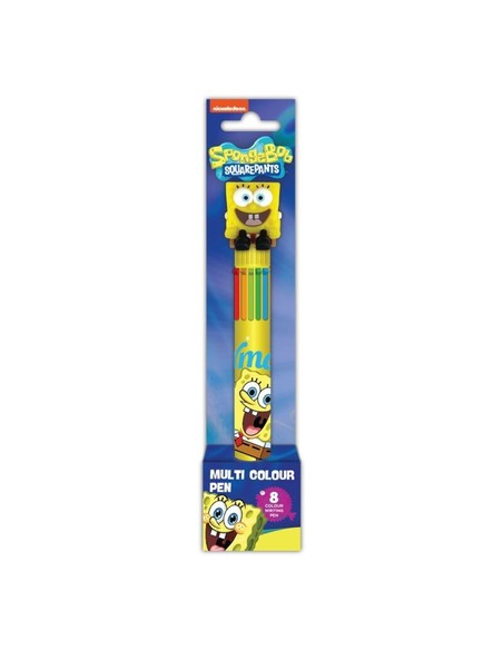 blue_sky_bolígrafo_multicolor_con_topper_3d_bob_esponja