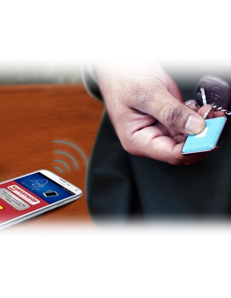 Kiwiku.com: BLUETOOTH PROMATE ALARMA ANTI-PERDIDA con LOCALIZADOR Y OBTURADOR PARA AUTOFOTO (Blanco) - Electrónica