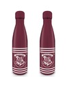 Pyr - Botella Metálica Hogwarts Granate y Rayas