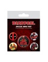 Juego de Chapas Deadpool Outta the Way
