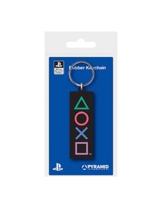 pyramid_international_llavero_de_caucho_playstation_formas