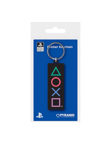 pyramid_international_llavero_de_caucho_playstation_formas