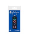 Pyramid International Llavero de Caucho Playstation Formas, Diseño Clásico en Goma Flexible, Accesorio para Fans de Videojuegos,