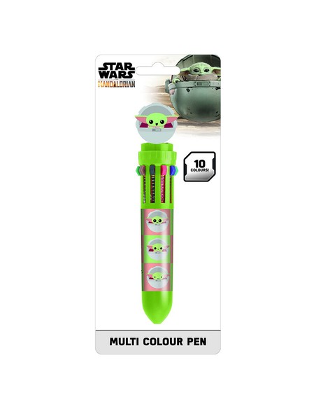 pyramid_international_bolígrafo_multicolor_the_mandalorian_expresiones_the_child_14_cm_5051265738998_oferta