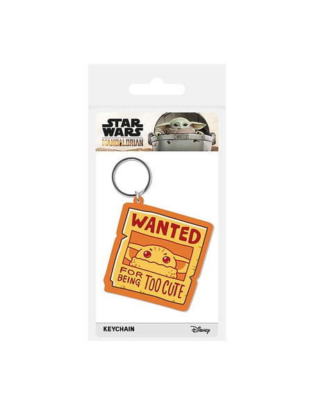 pyramid_international_llavero_de_goma_the_mandalorian_grogu_wanted