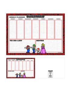 pyramid_international_planificador_semanal_de_escritorio_a4_super_mario_4_colores_29_x_21_cm_5051265738165_oferta