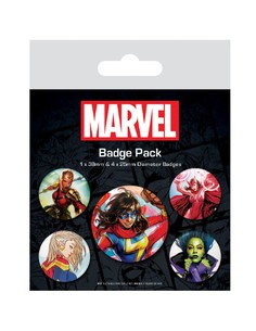 pyramid_international_paquete_de_insignias_mujeres_icónicas_marvel_-_set_de_4_pines_coleccionables_para_fans_5050293807904_ofert