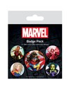 Pyramid International Paquete de Insignias Mujeres Icónicas Marvel - Set de 4 Pines Coleccionables para Fans