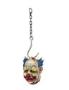 Ghoulish Cabeza Decapitada Payaso Chunky Artículo Decorativo para Colgar 21,5 Cm