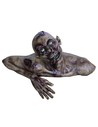 Ghoulish Artículo Decorativo Zombie en el Suelo para Halloween, Figura de Terror Realista de 30 Cm