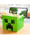 Paladone Bol Aperitivos Con Soporte Móvil Creeper Minecraft para Snacks y Dispositivos, Diseño Temático Gaming