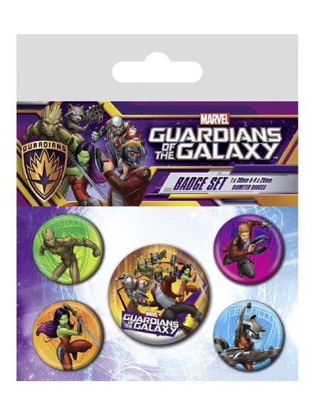 pyramid_international_paquete_de_insignias_personajes_guardianes_de_la_galaxia_6_unidades_coleccionables_5050293807935_oferta