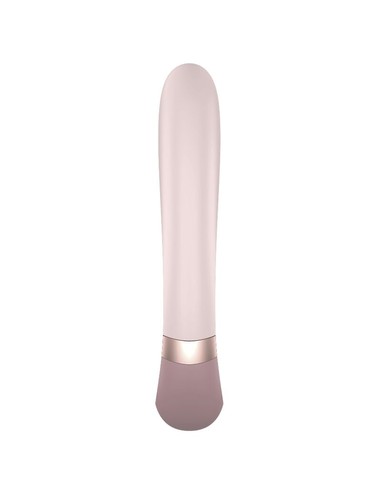 Satisfyer Heat Wave Vibrador Conejo Rosa con App y Calentamiento | Kiwiku