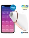 Satisfyer Love Triangle Estimulador Clitoriano y Vibrador Blanco Con App y Bluetooth