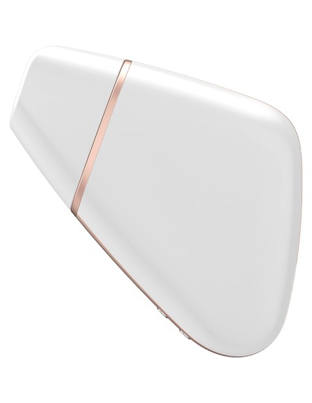 Satisfyer Love Triangle Estimulador Clitoriano Blanco con App Bluetooth | Comprar en Kiwiku