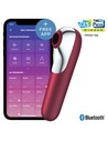 Satisfyer Dual Love Vibrador y Succionador de Aire Pulsado Rojo Con App y Bluetooth