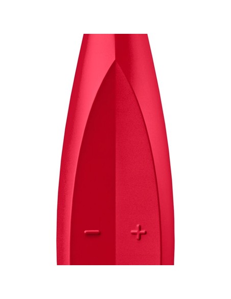 Satisfyer Twirling Fun Vibrador Giratorio Rojo Amapola | Principiantes | Kiwiku