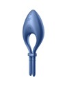 Satisfyer Bullseye Anillo Vibrador Ajustable Azul para Parejas, 12 Modos de Vibración, Silicona Flexible, 1 Unidad